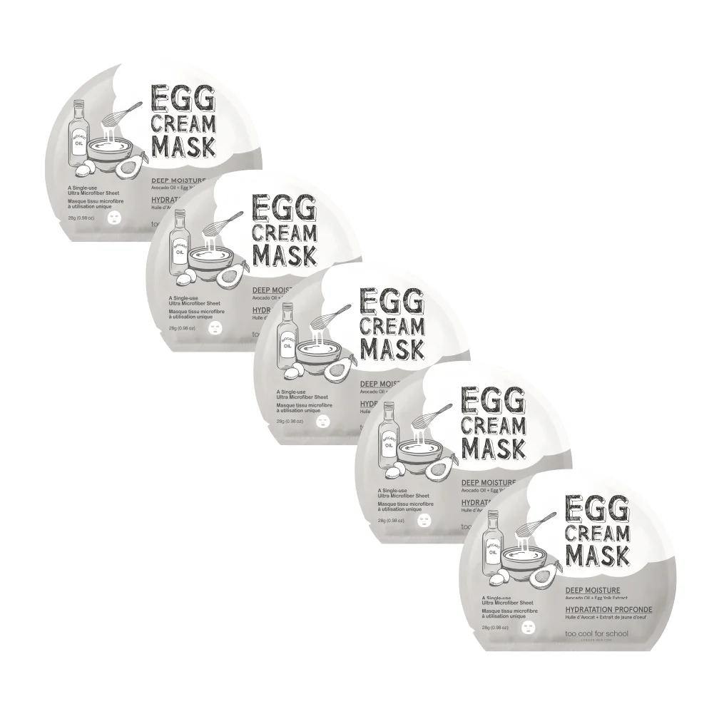 Egg Cream Mask Set (5 sheets) - Image 13